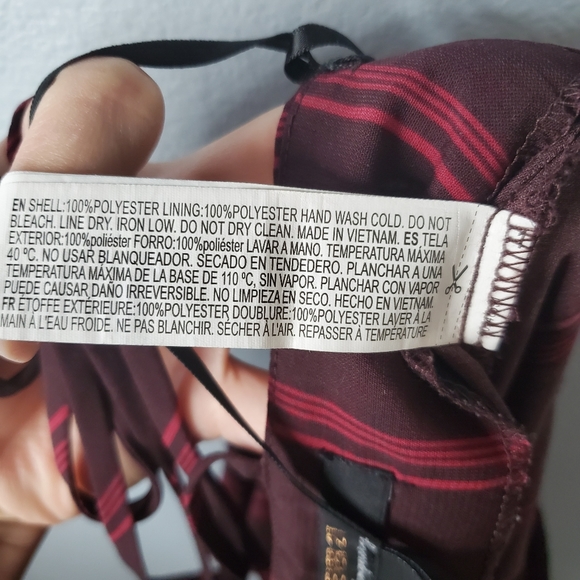 Forever 21 striped culotte jumpsuit Sz S - Picture 7 of 8